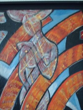 femme timide fluoresent