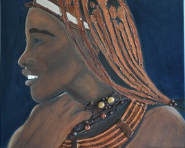 NAMIBIE / JEUNE FILLE HIMBA