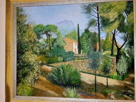 La Maison de Cézanne dans les carrières de Bibémus.