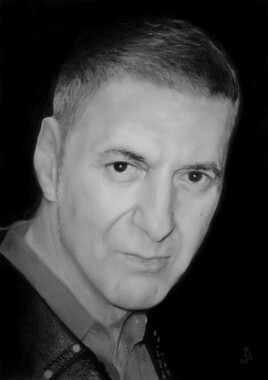 Dessin portrait d'Étienne Daho