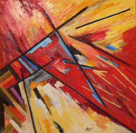 克劳德·杜波依斯的抽象油画