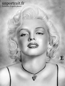 portrait marilyn monroe