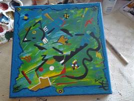 Chat en d&eacute;lire