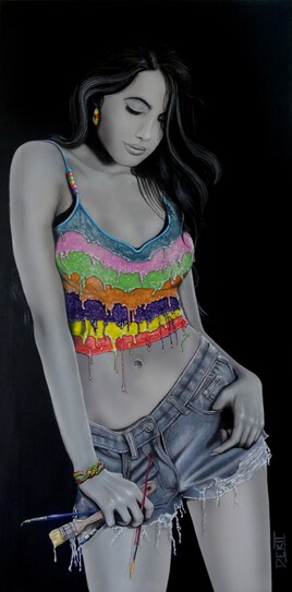 "La peinture" All&eacute;gorie /   "The painting" Allegory /   "La pintura" Alegor&iacute;a.