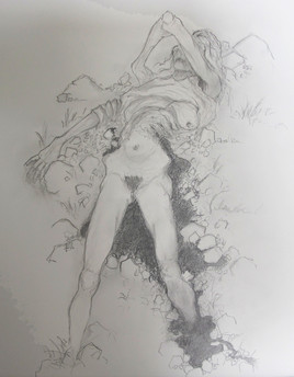 Carcasse (d'après un dessin de Liberatore pour "les fleurs du mal")