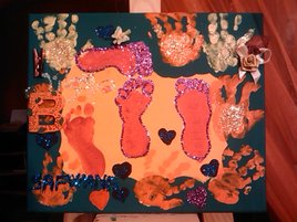 empreinte main pied bébé