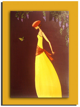 dialogue avec un papillon