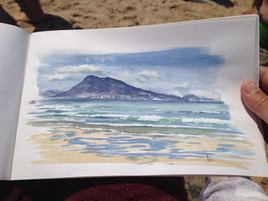 Vue de la Côte des Basques. Biarritz