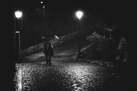 L'homme au parapluie