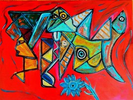 le poisson et l'oiseau !!!!