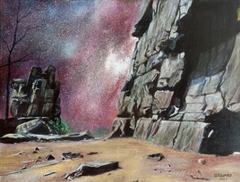 Roc-la-Tour, Ardennes, vue nocturne