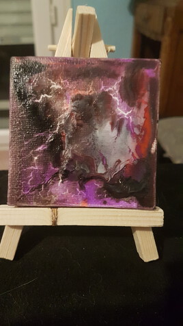 Peinture sur toile artistique