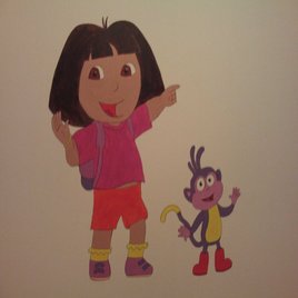 peinture sur un mur d'une chambre