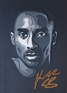 Kobe BRYANT - Tableau en relief