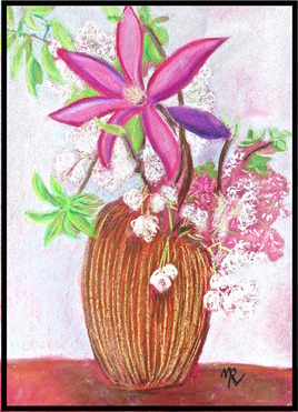 Bouquet à la fleur de magnolia / Drawing Bouquet with a magnolia flower