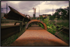 La tête la première.