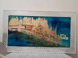 Manathan (collages divers matériaux)