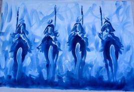 les cavaliers  partants