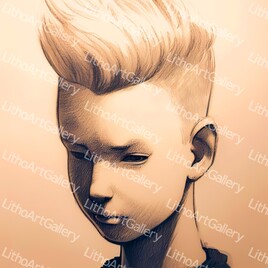Portrait de Tintin jeune