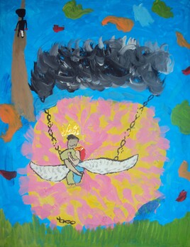 Le roi apais&eacute; et son ange