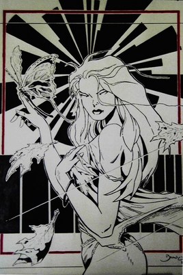 Fille aux Papillons 2