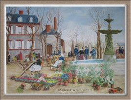 Granville - "Le Marché aux fleurs"