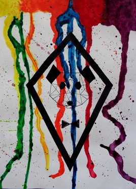 " Sir Panda on the raincolors "