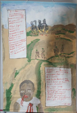 sur un chemin de terre