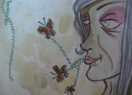 La jeune fille aux fleurs