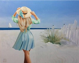 La femme et le bateau