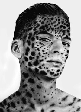 Portrait d'un homme-jaguar