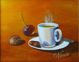 "Pause café" 18x14