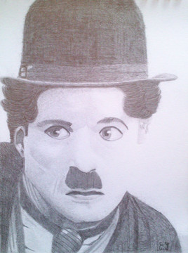 Portrait Charlie Chaplin