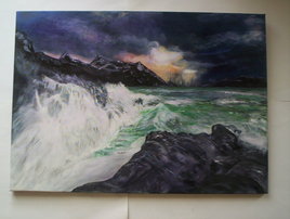 Soleil couchant sur la mer