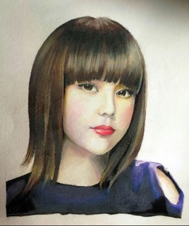 portrait d'une chinoise traditionnelle d'aujourd'hui