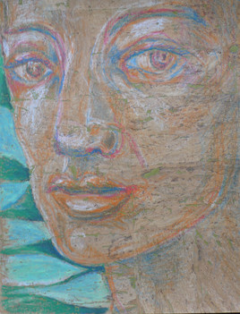 Autoportrait &agrave; la craie grasse 4