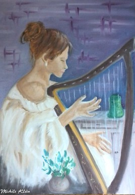 La Musique en Peinture! Harpe.