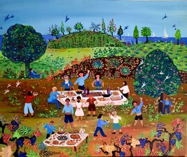 Le repas des vendangeurs