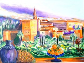 Grenade,espagne et les oranges