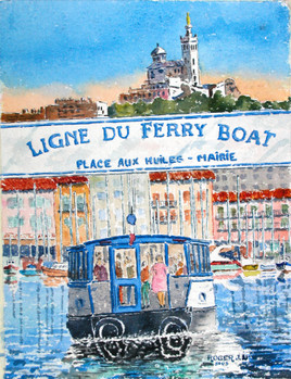 Le Ferry-Boat du Vieux-Port de Marseille.