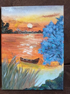 S&eacute;r&eacute;nit&eacute; d'un coucher de soleil.