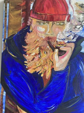 Huile sur toile Lo&iuml;g