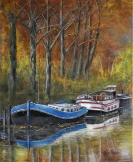 Canal du midi en automne.