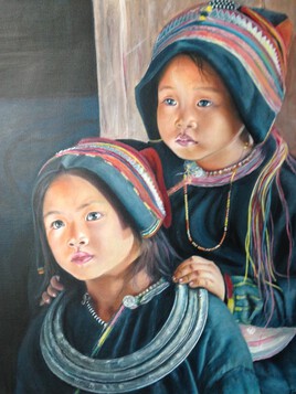 Enfants tibétains . 1200 €