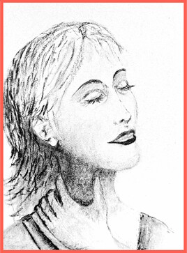 Portrait Femme sensuelle / Drawing Portrait of a sensual woman