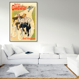 Affiche rétro "Cycles Gladiator"