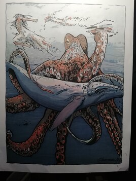 La femme et la pieuvre