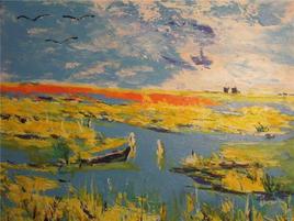 Le Petit Lac 15 F 65 x 54 cm