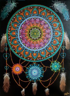 Attrape rêve chakra du coeur