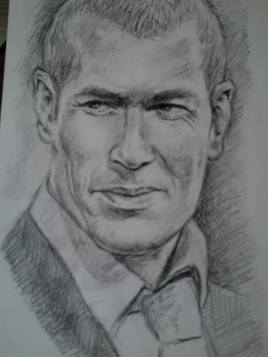 Portrait de Zidane